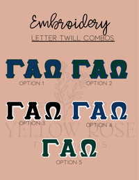 GAO Letters- Navy Sweatshirt