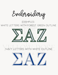 Sigma Alpha Zeta Quarter Zip- Small Letters