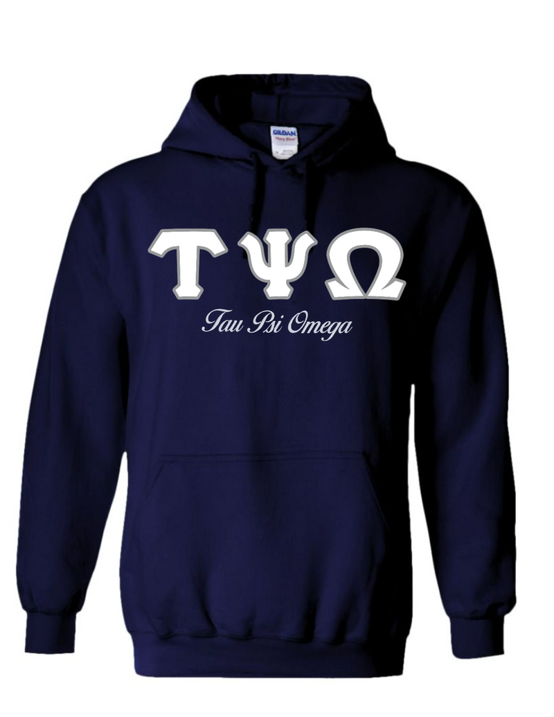 TPO Letters- Navy Hoodie w/Org Name