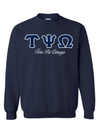 TPO Letters- Navy Sweatshirt w/Org Name