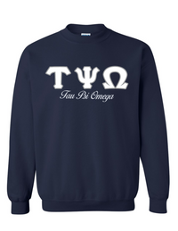 TPO Letters- Navy Sweatshirt w/Org Name