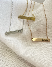 KDChi Minimalist Bar Necklace