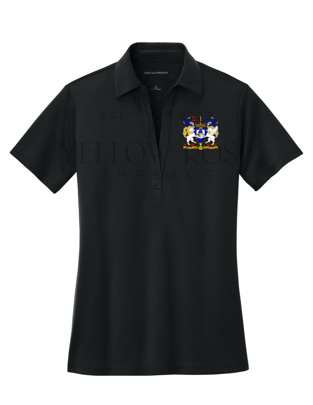 Sigma Iota Alpha Performance Polo- Shield