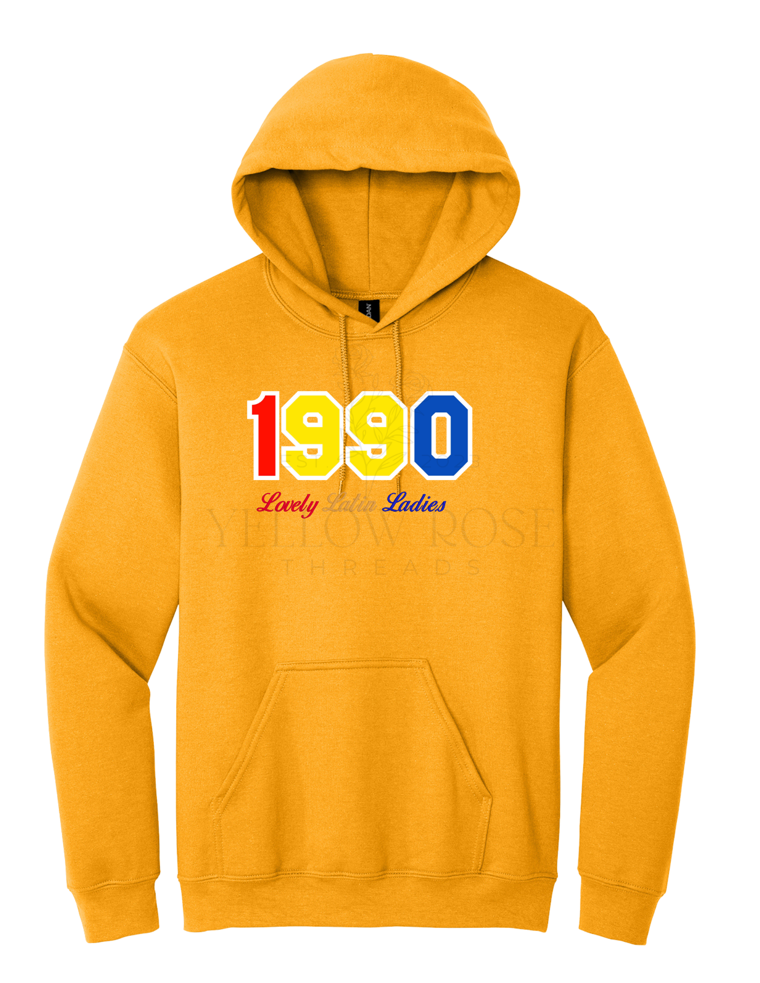 Sigma Iota Alpha 1990 Yellow Hoodie