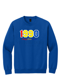Sigma Iota Alpha 1990 Blue Sweatshirt