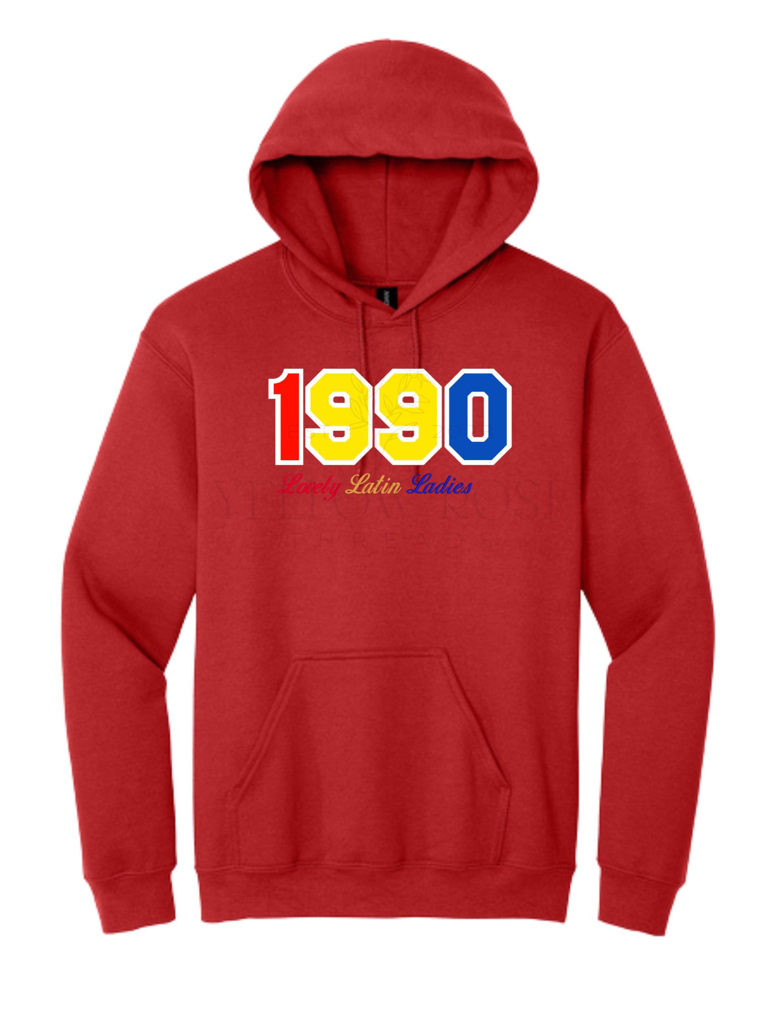 Sigma Iota Alpha 1990 Red Hoodie