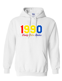 Sigma Iota Alpha 1990 White Hoodie