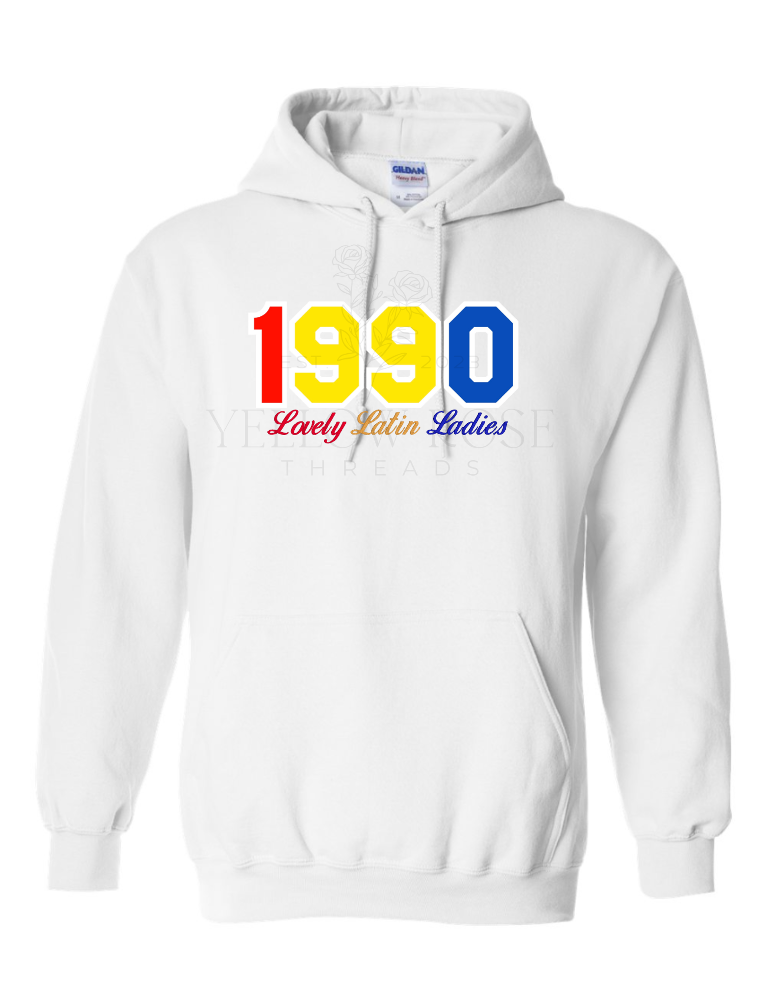 Sigma Iota Alpha 1990 White Hoodie