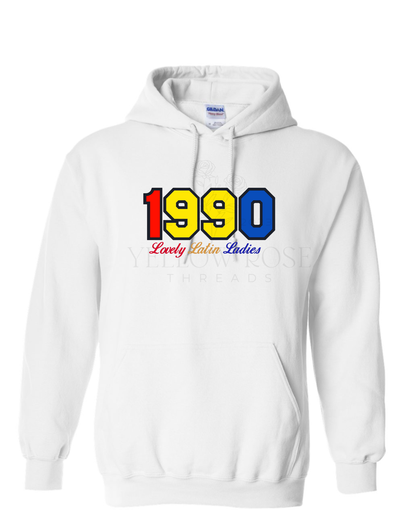 Sigma Iota Alpha 1990 White Hoodie