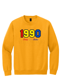 Sigma Iota Alpha 1990 Yellow Sweatshirt