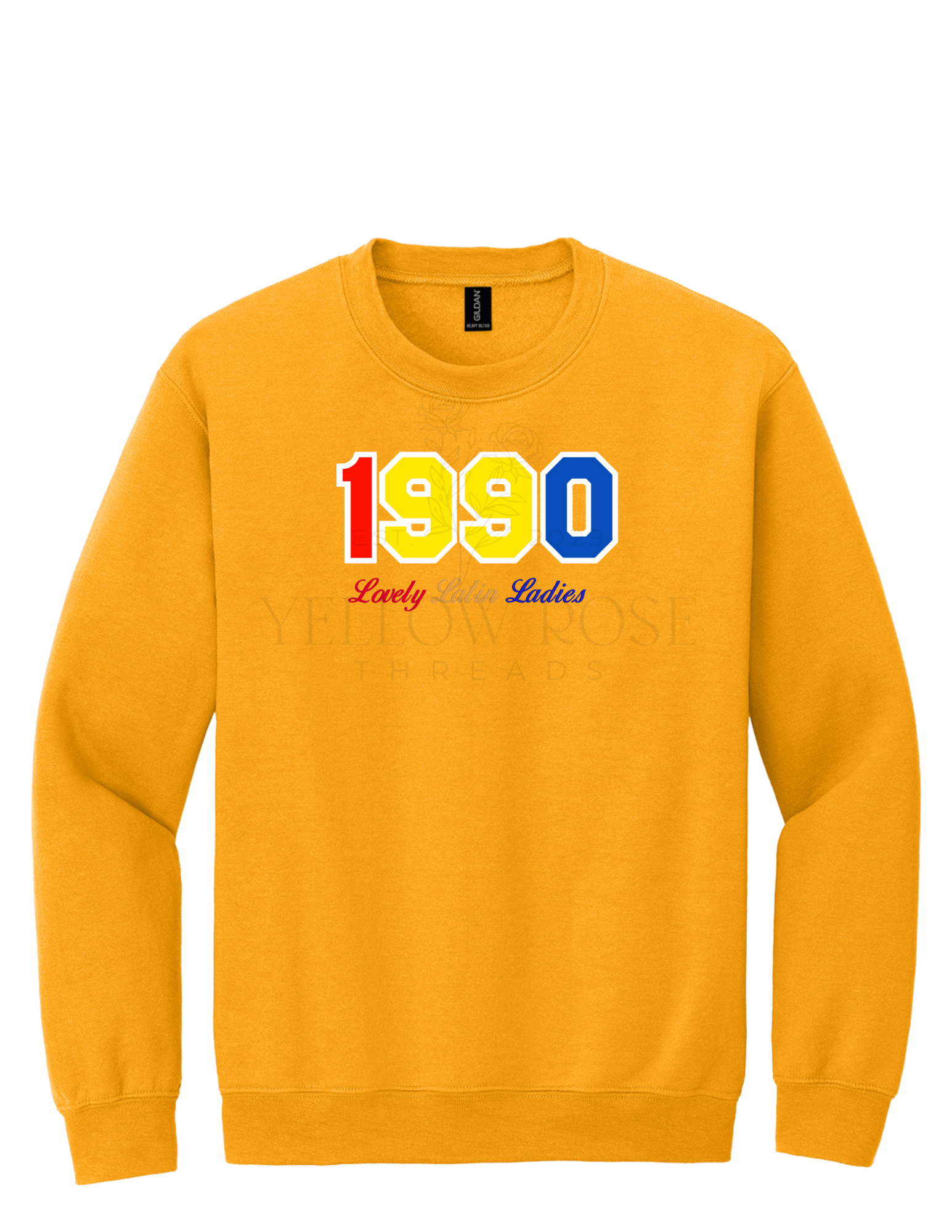 Sigma Iota Alpha 1990 Yellow Sweatshirt