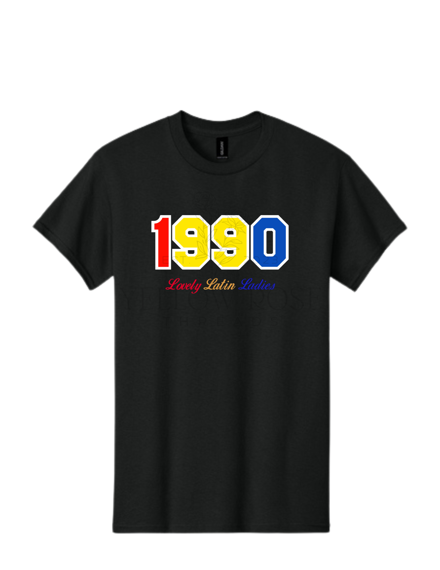 Sigma Iota Alpha 1990 Black T-Shirt