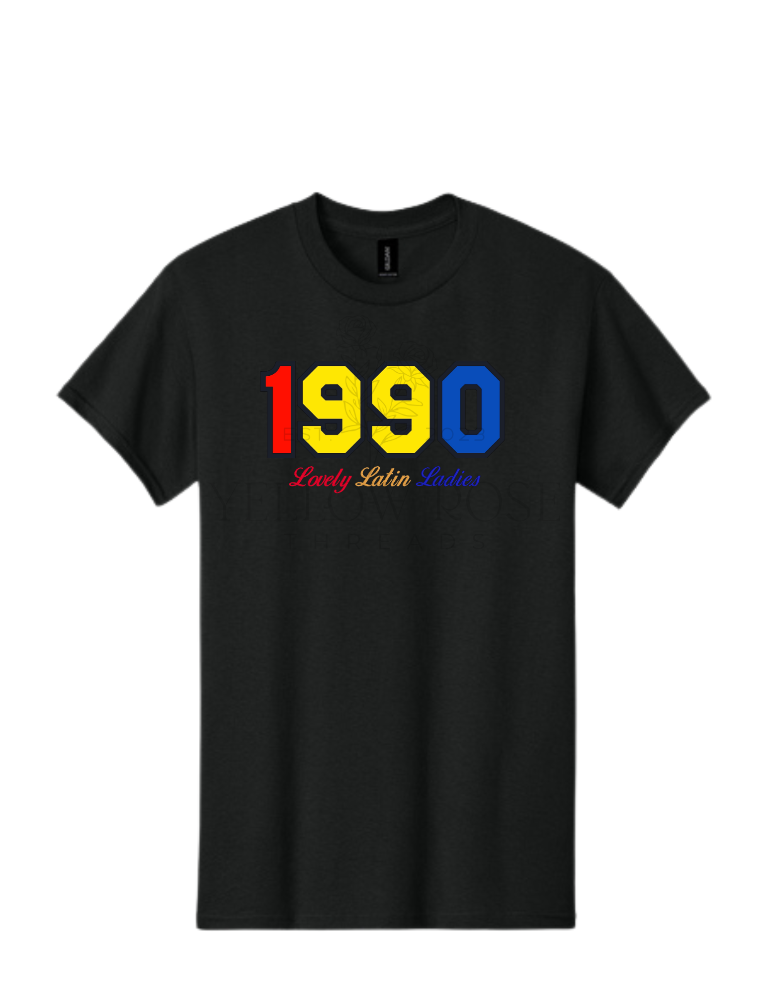 Sigma Iota Alpha 1990 Black T-Shirt