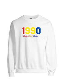 Sigma Iota Alpha 1990 White Sweatshirt