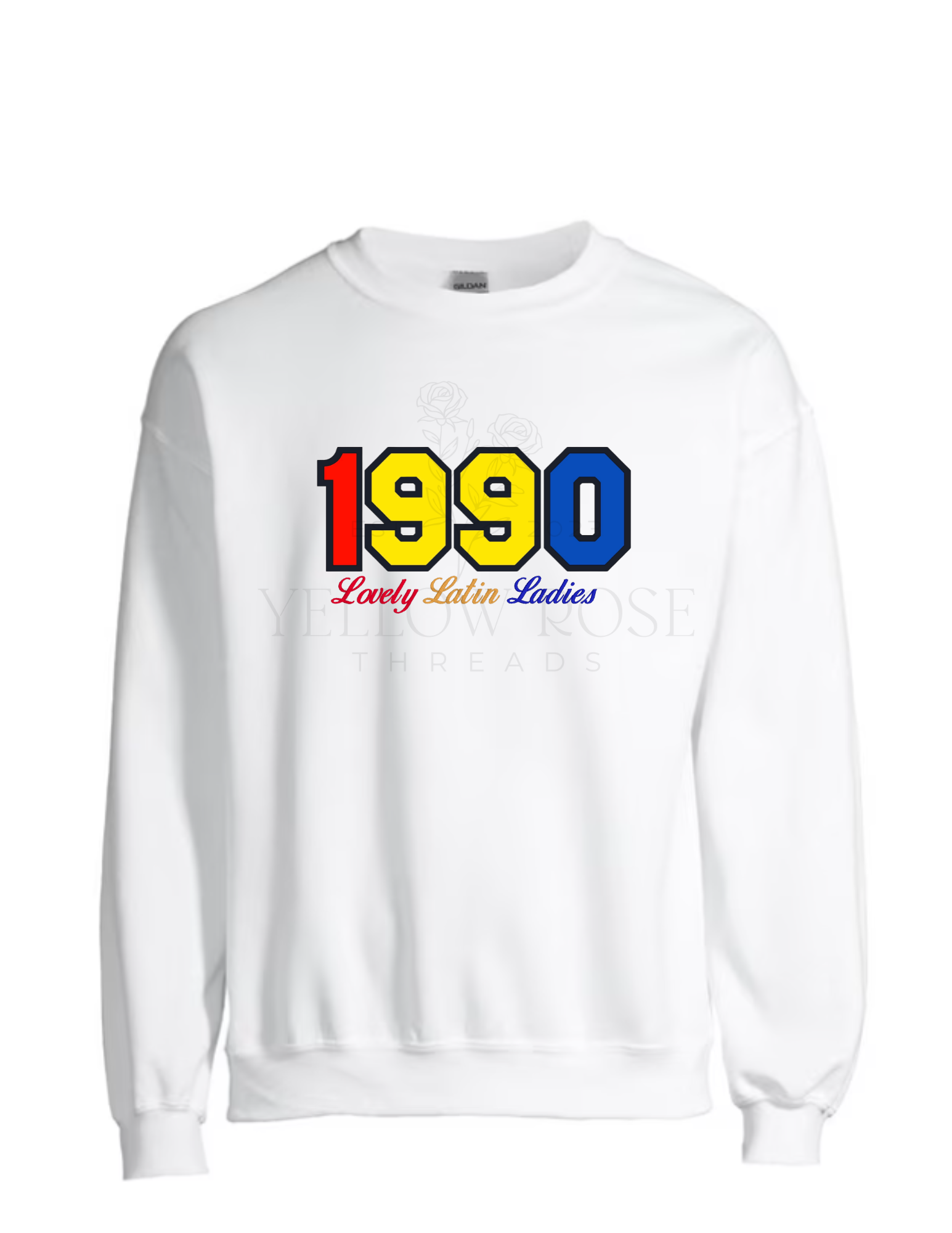 Sigma Iota Alpha 1990 White Sweatshirt