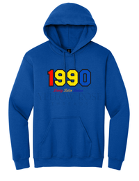 Sigma Iota Alpha 1990 Blue Hoodie