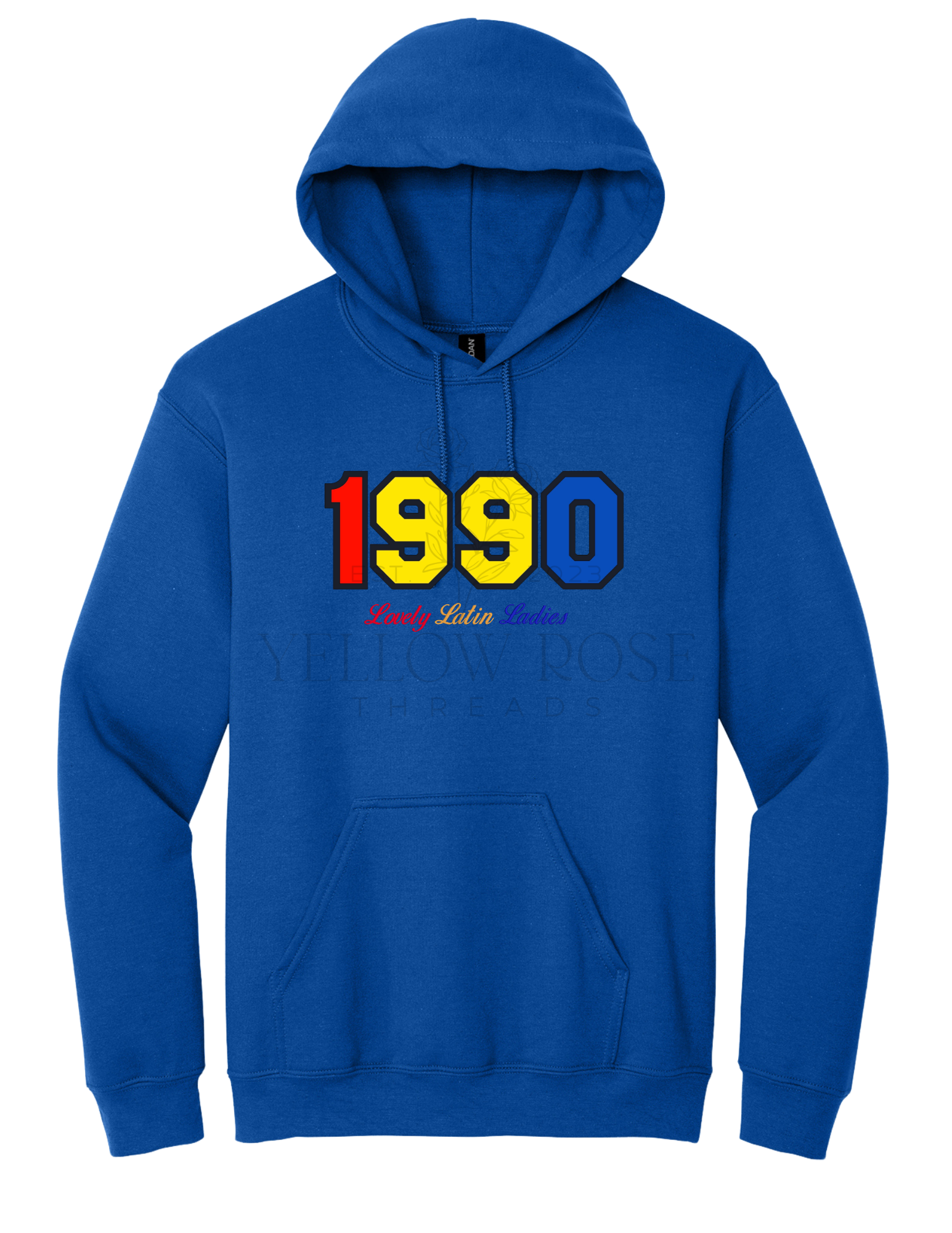 Sigma Iota Alpha 1990 Blue Hoodie