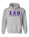SLB Letters- Gray Hoodie w/Org Name