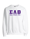 SLB Letters- White Sweatshirt w/Org Name