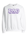 SLB Letters- White Sweatshirt w/Org Name