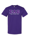 SLB Letters- Purple T-Shirt w/Org Name