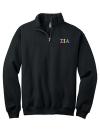 Sigma Iota Alpha Quarter Zip- Small Letters