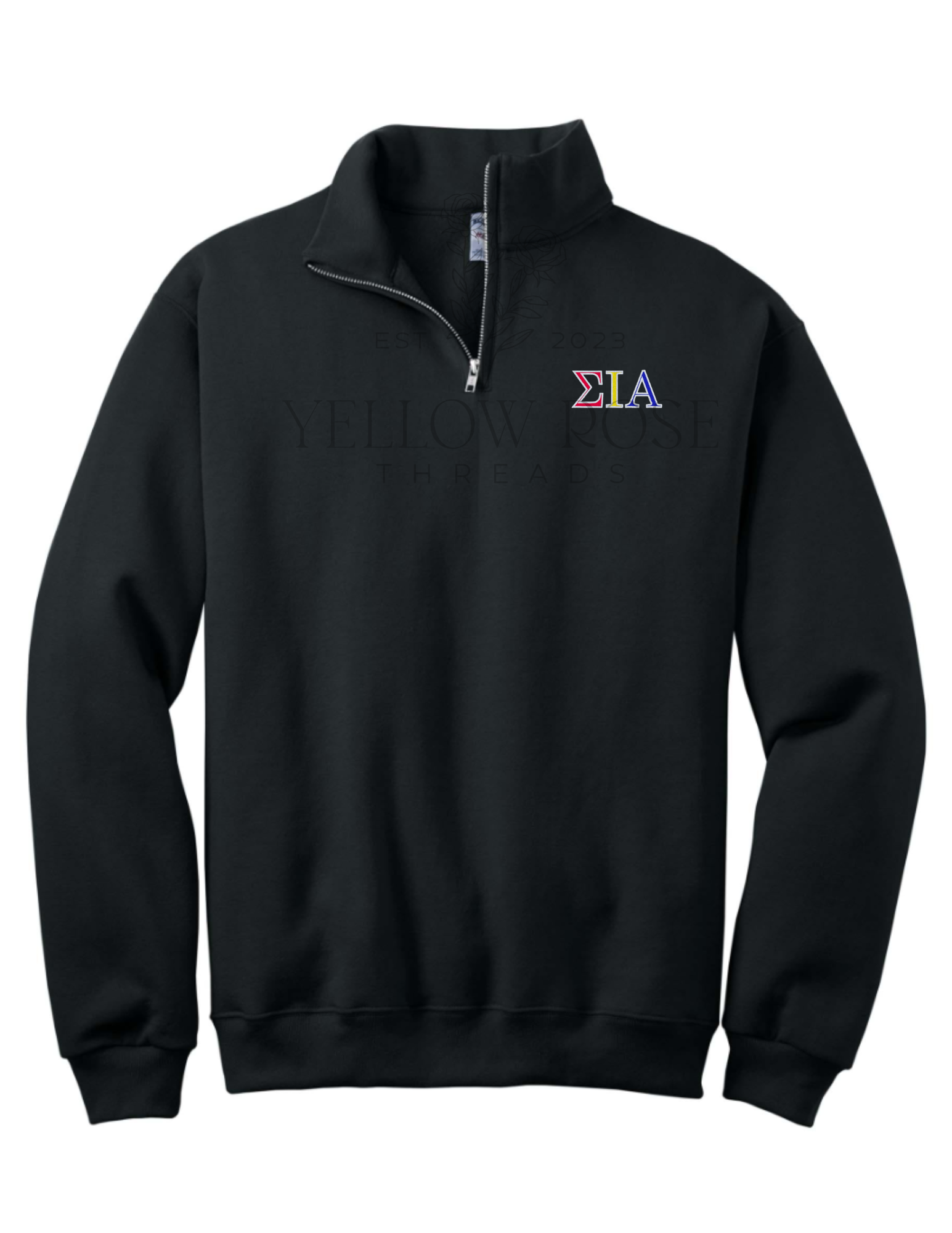 Sigma Iota Alpha Quarter Zip- Small Letters