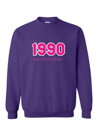 Sigma Lambda Gamma 1990 Purple Sweatshirt
