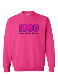 Sigma Lambda Gamma 1990 Pink Sweatshirt