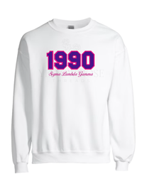 Sigma Lambda Gamma 1990 White Sweatshirt