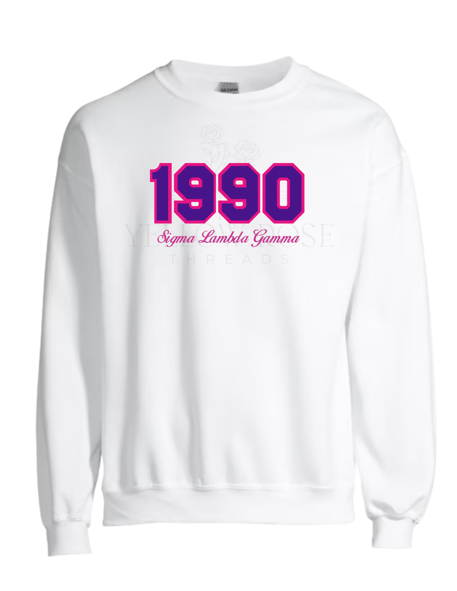Sigma Lambda Gamma 1990 White Sweatshirt