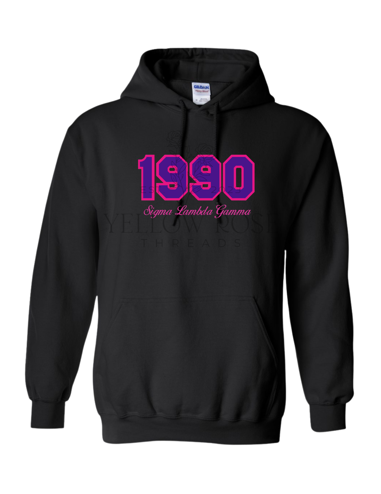 Sigma Lambda Gamma 1990 Black Hoodie