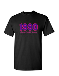 Sigma Lambda Gamma 1990 Black T-Shirt