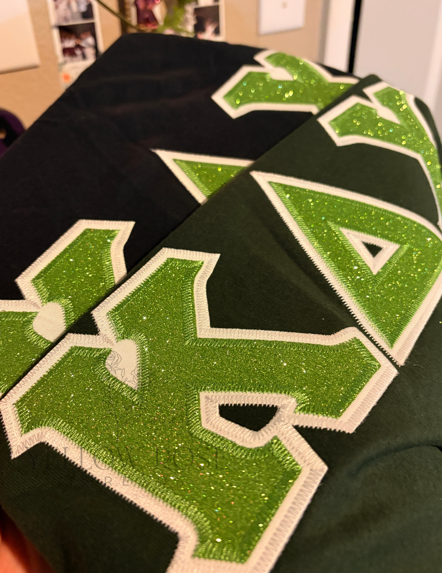Kappa Delta Chi Single Glitter Letters- PRESET