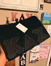 Kappa Delta Chi Single Glitter Letters- PRESET