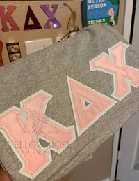 Kappa Delta Chi Single Glitter Letters- PRESET