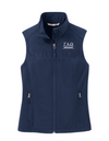 Gamma Alpha Omega Soft Shell Vest-Letters w/Alumna