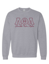 LTA Outline Only Letters w/Org Name Sweatshirt