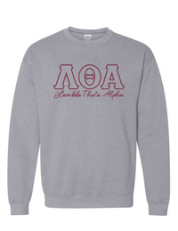 LTA Outline Only Letters w/Org Name Sweatshirt