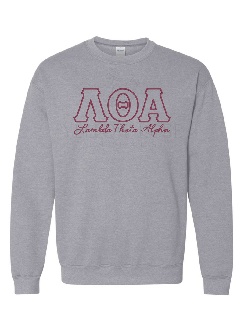 LTA Outline Only Letters w/Org Name Sweatshirt