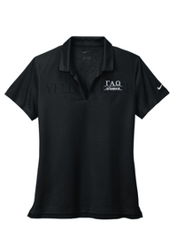 Gamma Alpha Omega Nike Polo- Letters w/Alumna