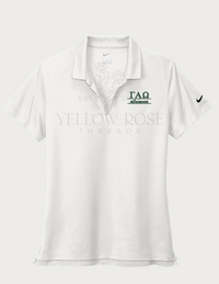 Gamma Alpha Omega Nike Polo- Letters w/Alumna