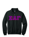 Sigma Lambda Gamma Quarter-zip Letters