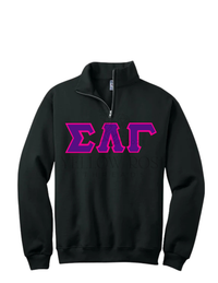 Sigma Lambda Gamma Quarter-zip Letters