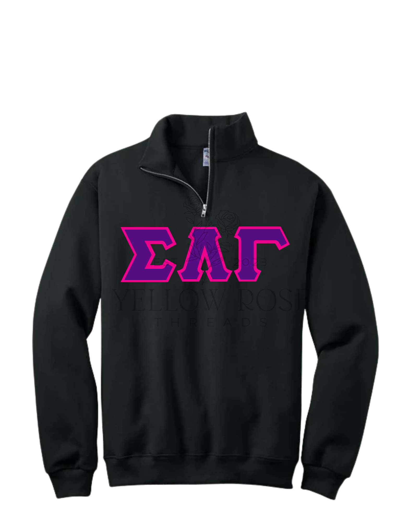 Sigma Lambda Gamma Quarter-zip Letters