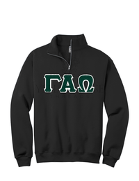 Gamma Alpha Omega Quarter-zip Letters