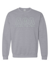 LTA Outline Only Letters w/Org Name Sweatshirt