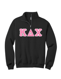 Kappa Delta Chi Quarter-zip Letters