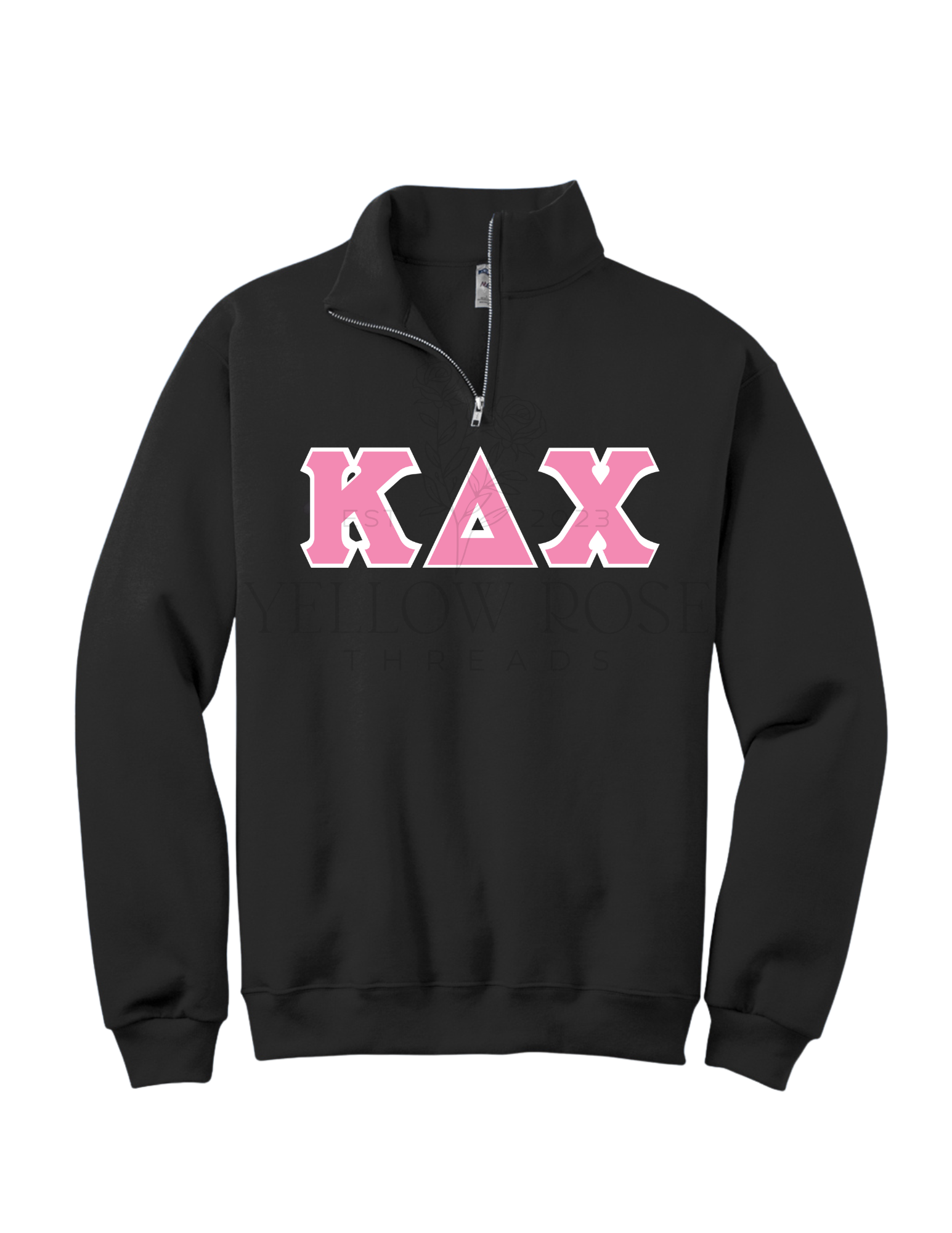 Kappa Delta Chi Quarter-zip Letters