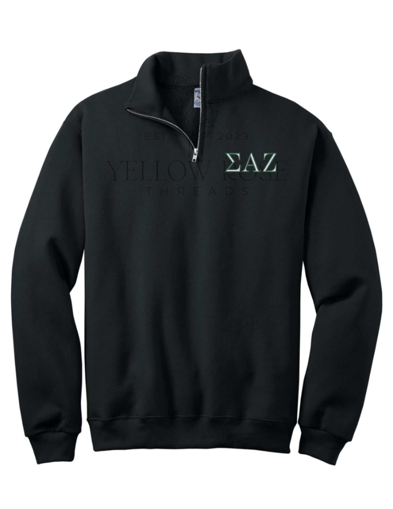 Sigma Alpha Zeta Quarter Zip- Small Letters